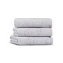 Mijölnir Fine Neppy Gauze - Toalla de Algodón 100% Gris Claro Suave y Absorbente para Baño 420 gr/m² 30x40 cm
